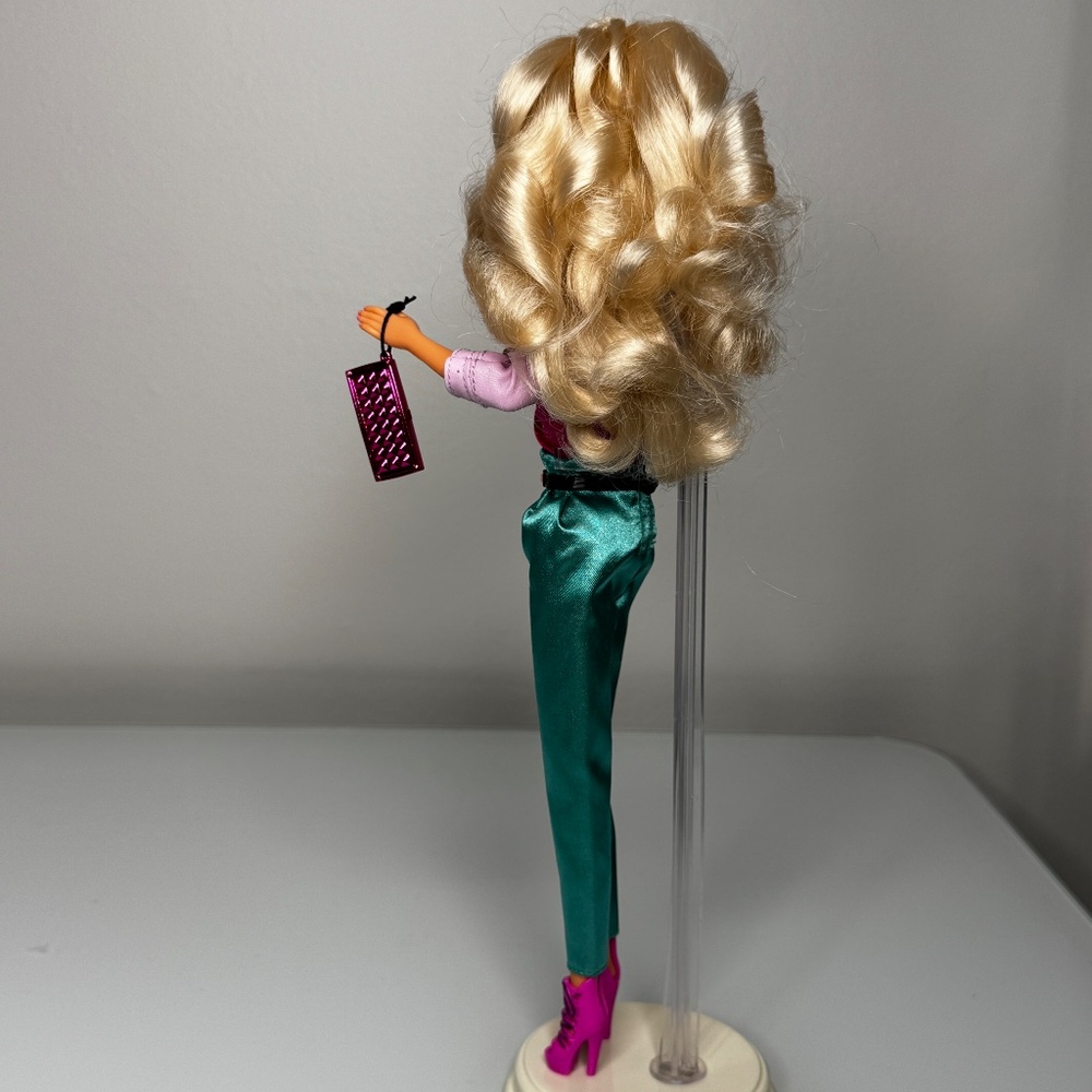 Vintage 1980s 80s 90s 1990s Barbie Doll Superstar Costume Ball Custom Brown Eyes - Picture 9 of 11
